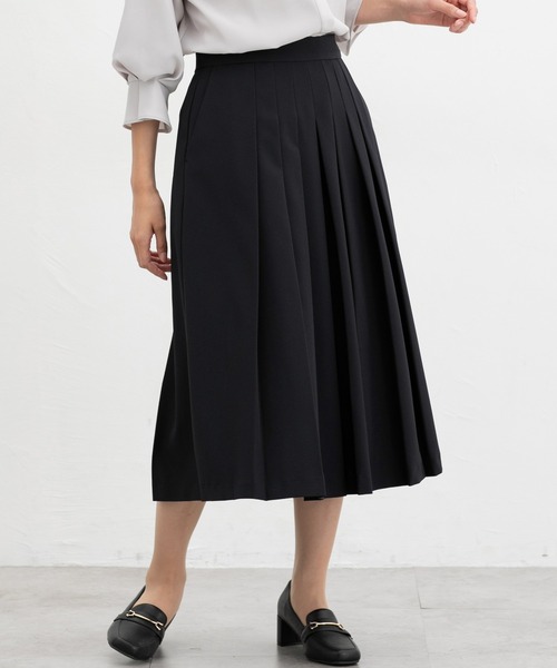 Honeys(ハニーズ)の「プリーツスカート(スカート・レディース・ダークグリーン/ブラック/ブラウン系その他/ネイビー・S/M/LL/L)」の4枚目の写真