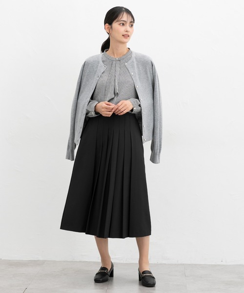 Honeys(ハニーズ)の「プリーツスカート(スカート・レディース・ダークグリーン/ブラック/ブラウン系その他/ネイビー・S/M/LL/L)」の12枚目の写真