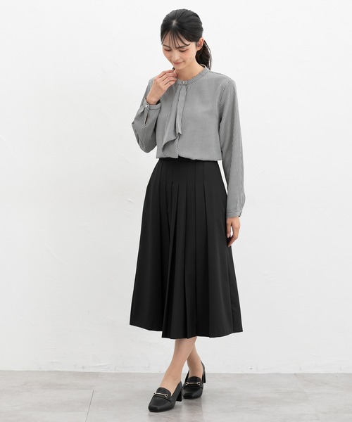 Honeys(ハニーズ)の「プリーツスカート(スカート・レディース・ダークグリーン/ブラック/ブラウン系その他/ネイビー・S/M/LL/L)」の13枚目の写真