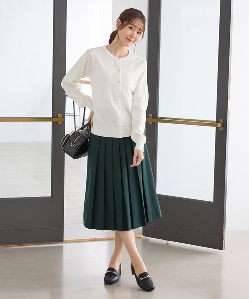 Honeys(ハニーズ)の「プリーツスカート(スカート・レディース・ダークグリーン/ブラック/ブラウン系その他/ネイビー・S/M/LL/L)」の18枚目の写真