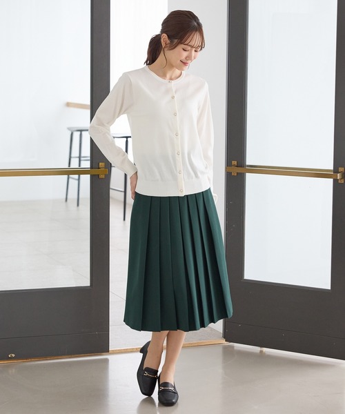 Honeys(ハニーズ)の「プリーツスカート(スカート・レディース・ダークグリーン/ブラック/ブラウン系その他/ネイビー・S/M/LL/L)」の19枚目の写真