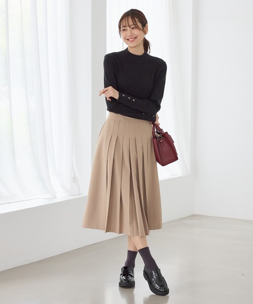 Honeys(ハニーズ)の「プリーツスカート(スカート・レディース・ダークグリーン/ブラック/ブラウン系その他/ネイビー・S/M/LL/L)」の21枚目の写真