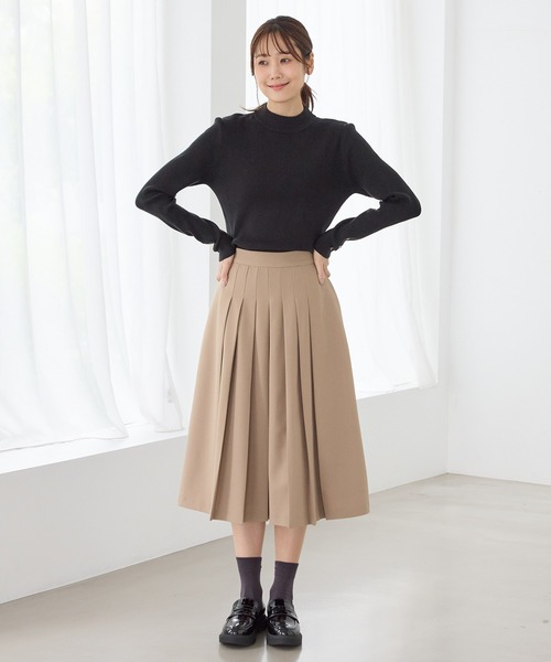 Honeys(ハニーズ)の「プリーツスカート(スカート・レディース・ダークグリーン/ブラック/ブラウン系その他/ネイビー・S/M/LL/L)」の22枚目の写真