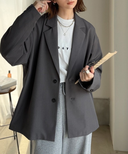 セール】きちんと感とリラックス感を両立。ゆるシルエット、テーラード
