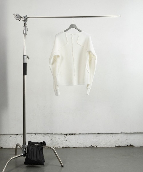 NVRFRGT（ネヴァーフォーゲット）の「WAFFLE THERMAL LONG SLEEVE T-SHIRT（Tシャツ/カットソー・メンズ・ブラック/ホワイト/グレー/ヘザーグレー・1/2/3）」の5枚目の写真