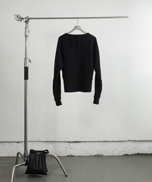 NVRFRGT（ネヴァーフォーゲット）の「WAFFLE THERMAL LONG SLEEVE T-SHIRT（Tシャツ/カットソー・メンズ・ブラック/ホワイト/グレー/ヘザーグレー・1/2/3）」の9枚目の写真