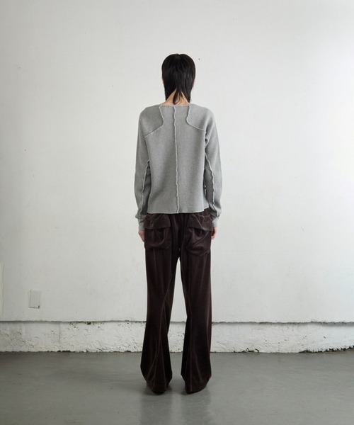 NVRFRGT（ネヴァーフォーゲット）の「WAFFLE THERMAL LONG SLEEVE T-SHIRT（Tシャツ/カットソー・メンズ・ブラック/ホワイト/グレー/ヘザーグレー・1/2/3）」の15枚目の写真