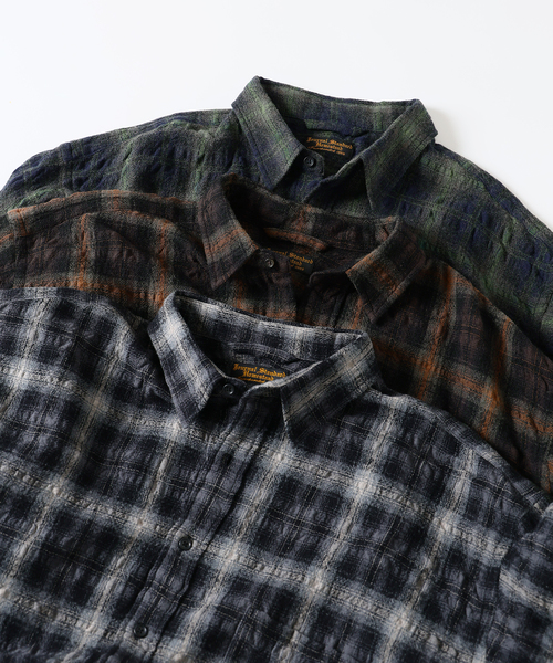 JOURNAL STANDARD J.S HOMESTEAD(ジャーナルスタンダードホームステッド)の「J.S.Homestead / ディファレンス w/c チェック シャツ(シャツ/ブラウス・メンズ・ブラック系その他/チョコ/コバルトブルー・MEDIUM/LARGE)」の5枚目の写真