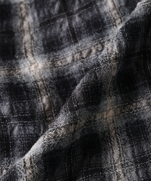 JOURNAL STANDARD J.S HOMESTEAD(ジャーナルスタンダードホームステッド)の「J.S.Homestead / ディファレンス w/c チェック シャツ(シャツ/ブラウス・メンズ・ブラック系その他/チョコ/コバルトブルー・MEDIUM/LARGE)」の10枚目の写真