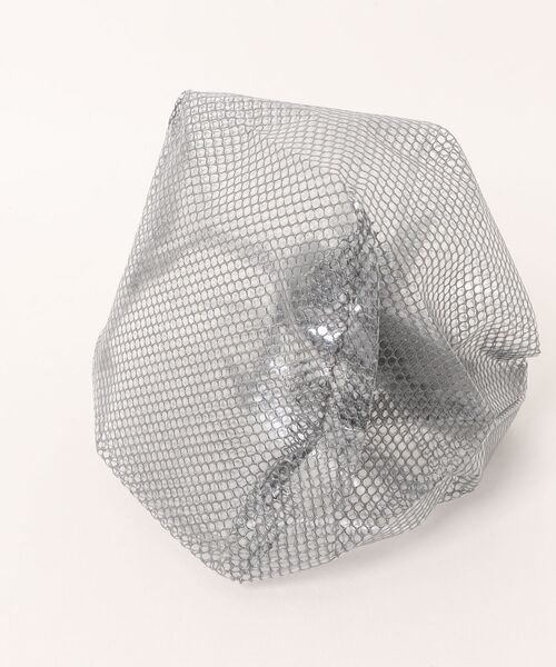 CERCA(チェルカ)の「Pochi Pouch/【3サイズ展開】メッシュ&クリア 防水 ドライ バッグ(エコバッグ/サブバッグ・メンズ・グレー・SMALL)」の3枚目の写真
