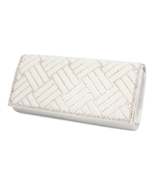 ORiental TRaffic（オリエンタルトラフィック）の「格子模様フラップバッグ/MOB024（クラッチバッグ・レディース・ゴールド/シルバー・ﾌﾘ-）」の16枚目の写真