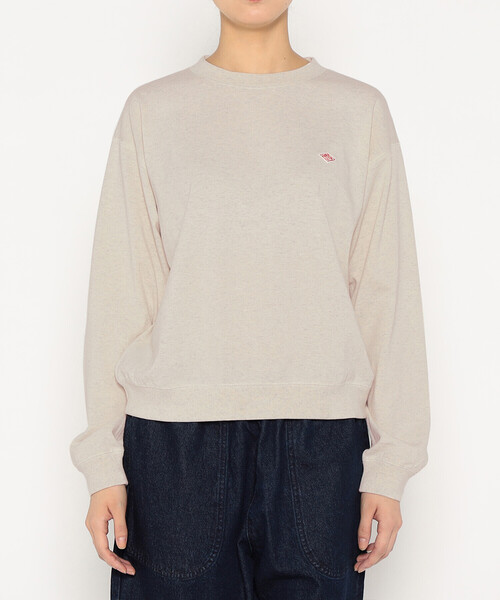 DANTON（ダントン）の「WOMEN'S LONG SLEEVE SWEAT T-SHIRT（Tシャツ/カットソー・レディース・ブラック/ブラウン系その他/ホワイト系その他5/ダークブラウン/レッド/ホワイト系その他/ダークグレー・M/S/XS）」の8枚目の写真