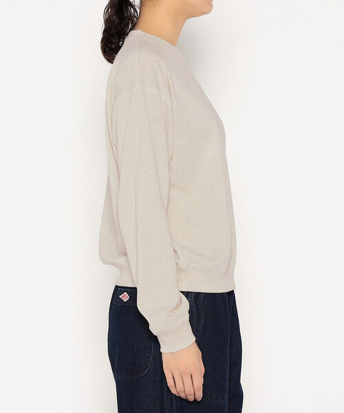 DANTON（ダントン）の「WOMEN'S LONG SLEEVE SWEAT T-SHIRT（Tシャツ/カットソー・レディース・ブラック/ブラウン系その他/ホワイト系その他5/ダークブラウン/レッド/ホワイト系その他/ダークグレー・M/S/XS）」の10枚目の写真