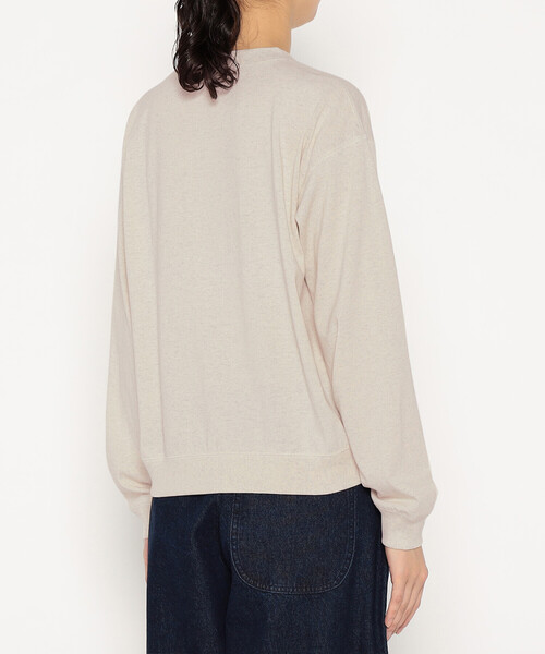 DANTON（ダントン）の「WOMEN'S LONG SLEEVE SWEAT T-SHIRT（Tシャツ/カットソー・レディース・ブラック/ブラウン系その他/ホワイト系その他5/ダークブラウン/レッド/ホワイト系その他/ダークグレー・M/S/XS）」の11枚目の写真