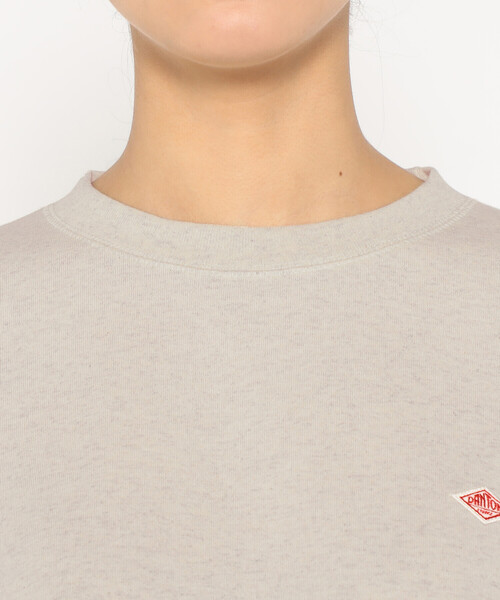 DANTON（ダントン）の「WOMEN'S LONG SLEEVE SWEAT T-SHIRT（Tシャツ/カットソー・レディース・ブラック/ブラウン系その他/ホワイト系その他5/ダークブラウン/レッド/ホワイト系その他/ダークグレー・M/S/XS）」の13枚目の写真