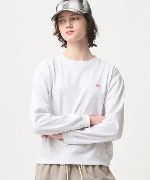 DANTON（ダントン）の「WOMEN'S LONG SLEEVE SWEAT T-SHIRT（Tシャツ/カットソー・レディース・ブラック/ブラウン系その他/ホワイト系その他5/ダークブラウン/レッド/ホワイト系その他/ダークグレー・M/S/XS）」の17枚目の写真