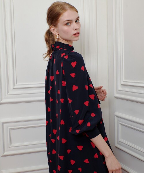 ルルウィルビー プチハートプリントワンピース アルアバイル ルル