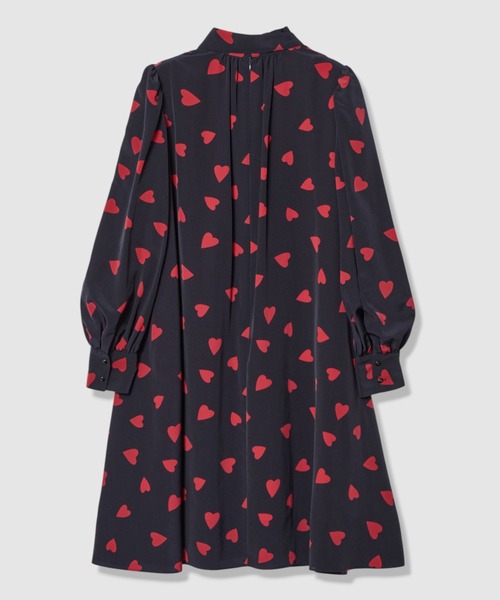 美品　ルルウィルビー　プチハートプリントワンピース　ロングワンピース LOULOU WILLOUGHBY（ルルウィルビー）の「【LOULOU WILLOUGHBY