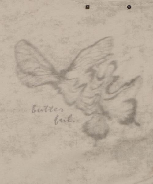 dispark（ディスパーク）の「DISPARK/スタッズバタフライワンショルT（Tシャツ/カットソー・レディース・ベージュ・FREE）」の3枚目の写真