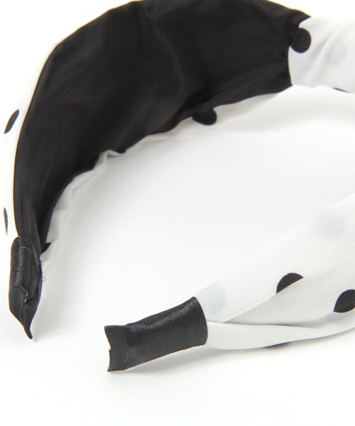 niko and...（ニコアンド）の「ドット柄カチューシャ（カチューシャ・レディース・ホワイト/ブラック・0）」の7枚目の写真