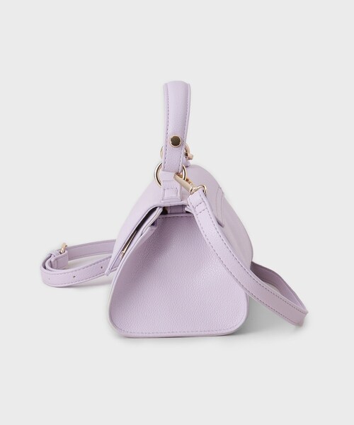INDIVI（インディヴィ）の「フラップスモールバッグ（ショルダーバッグ・レディース・パープル/ブラック・00）」の7枚目の写真