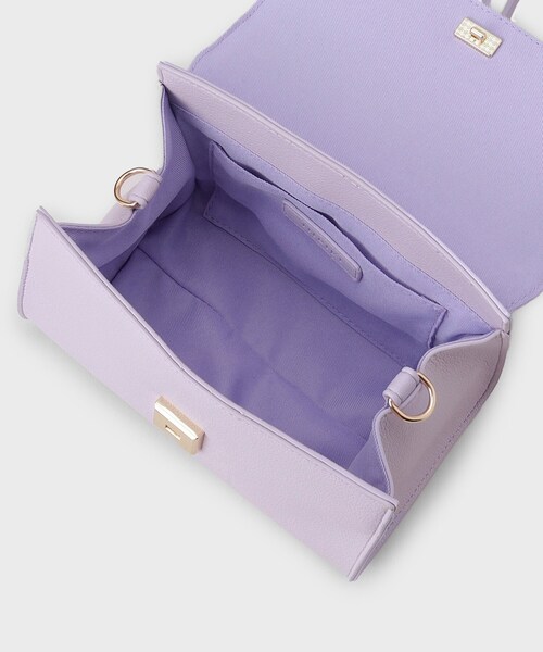INDIVI（インディヴィ）の「フラップスモールバッグ（ショルダーバッグ・レディース・パープル/ブラック・00）」の10枚目の写真