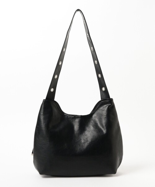 Ray BEAMS（レイビームス）の「ベルテッド ショルダー バッグ（ショルダーバッグ・レディース・ブラック/グレー・ONE SIZE）」の5枚目の写真