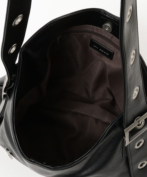 Ray BEAMS（レイビームス）の「ベルテッド ショルダー バッグ（ショルダーバッグ・レディース・ブラック/グレー・ONE SIZE）」の3枚目の写真