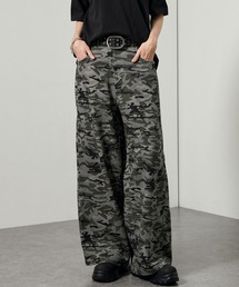 GRANCY】Shirred Damage design Cotton Pants / シャーリングダメージ