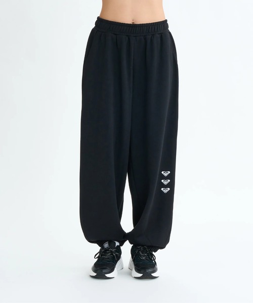 ROXY(ロキシー)の「TRIPLE HEARTS PANTS/ロキシー速乾UVケアウエストゴムボリュームパンツ(その他パンツ・レディース・ホワイト/グリーン/ブラック・SMALL/LARGE/MEDIUM)」の5枚目の写真