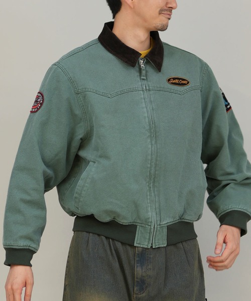セール】SANTACRUZ/サンタクルーズ SC PATCHES WORK JACKET ワーク