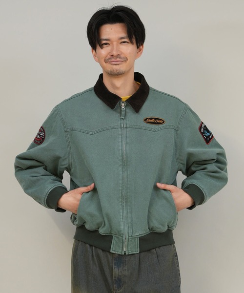 SANTA CRUZ(サンタクルーズ)の「SANTACRUZ/サンタクルーズ SC PATCHES WORK JACKET ワークジャケット 502254104(ブルゾン・メンズ・ブラック/セージグリーン/ネイビー・M/XL/L)」の16枚目の写真