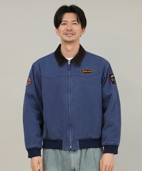 SANTA CRUZ(サンタクルーズ)の「SANTACRUZ/サンタクルーズ SC PATCHES WORK JACKET ワークジャケット 502254104(ブルゾン・メンズ・ブラック/セージグリーン/ネイビー・M/XL/L)」の11枚目の写真