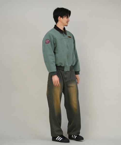 SANTA CRUZ(サンタクルーズ)の「SANTACRUZ/サンタクルーズ SC PATCHES WORK JACKET ワークジャケット 502254104(ブルゾン・メンズ・ブラック/セージグリーン/ネイビー・M/XL/L)」の9枚目の写真
