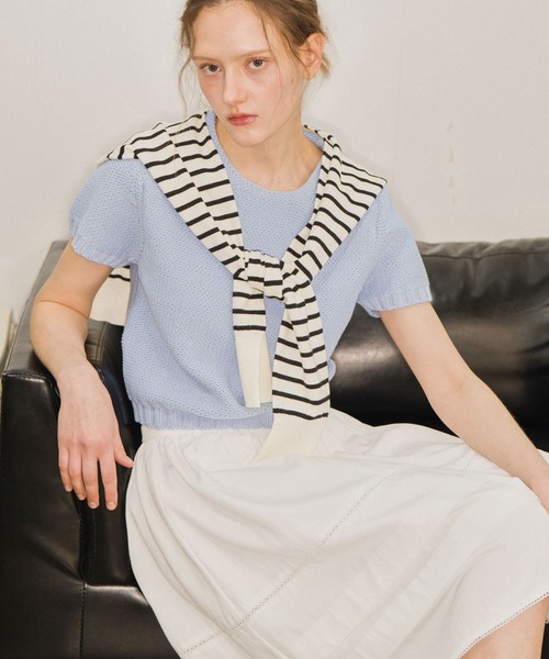 GENERAL IDEA（ジェネラルアイデア）の「GENERAL IDEA/ジェネラルアイディア lace midi skirt スカート（スカート・レディース・ブラック/アイボリー・S/M/L）」の8枚目の写真