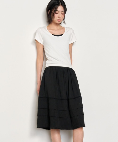 GENERAL IDEA（ジェネラルアイデア）の「GENERAL IDEA/ジェネラルアイディア lace midi skirt スカート（スカート・レディース・ブラック/アイボリー・S/M/L）」の10枚目の写真