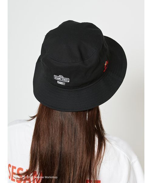 NEW ERA（ニューエラ）の「【SESAME STREET MARKET | NEW ERAR】コラボレーション メッセージ バケットハット（ハット・レディース・ブラック/ベージュ・F）」の16枚目の写真