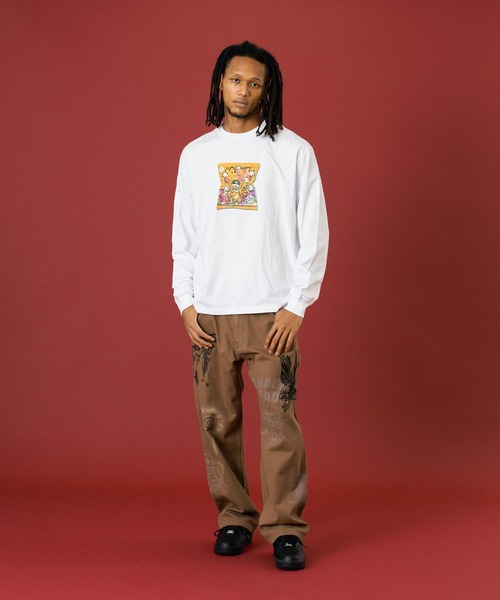 XLARGE（エクストララージ）の「PAINTING PAINTER PANTS（デニムパンツ・メンズ・ブラウン/ブラック/オリーブ・30inch/32inch/34inch/36inch）」の11枚目の写真