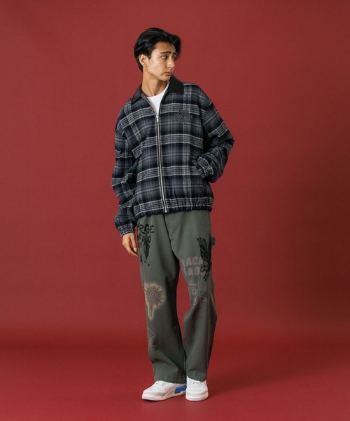 XLARGE（エクストララージ）の「PAINTING PAINTER PANTS（デニムパンツ・メンズ・ブラウン/ブラック/オリーブ・30inch/32inch/34inch/36inch）」の9枚目の写真