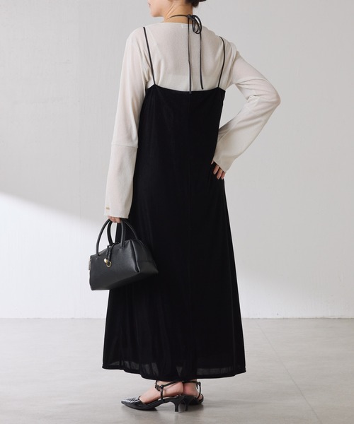 ラメリブスクエアロンT/WEB限定カラー展開（Tシャツ/カットソー