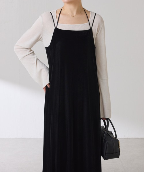 ラメリブスクエアロンT/WEB限定カラー展開（Tシャツ/カットソー