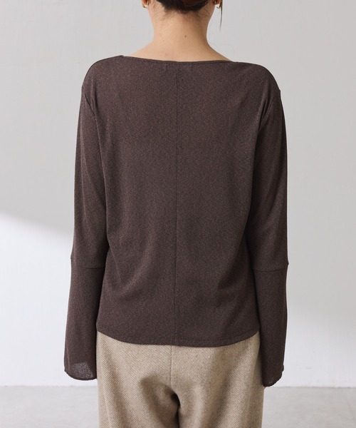 ラメリブスクエアロンT/WEB限定カラー展開（Tシャツ/カットソー