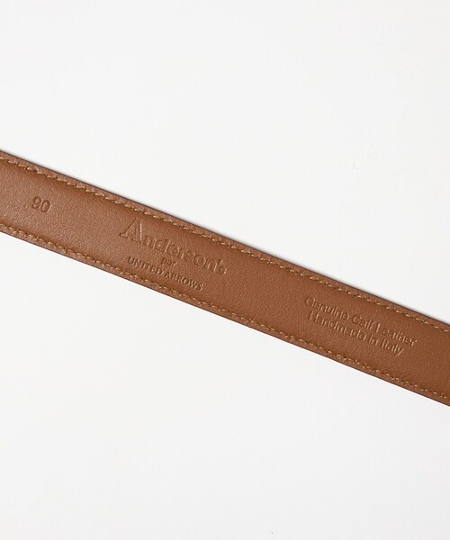 Anderson's（アンダーソンズ）の「＜Anderson's＞スモールバックル ベルト（ベルト・メンズ・ブラック/ブラウン系・90cm/85cm）」の5枚目の写真