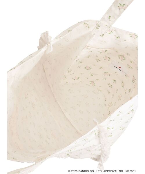 merry jenny（メリージェニー）の「いちご新聞frill frillトート（トートバッグ・レディース・ブラウン/オフホワイト/イエロー・FREE）」の6枚目の写真