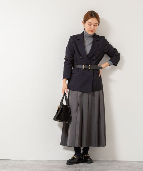 NOLLEY’S（ノーリーズ）の「【TORRAZZO DONNA/トラッゾドンナ】ウォッシャブルプリーツスカート（スカート・レディース・チャコールグレー/ブラック・36/38）」の12枚目の写真