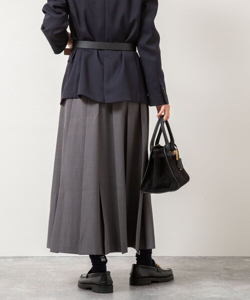 NOLLEY’S（ノーリーズ）の「【TORRAZZO DONNA/トラッゾドンナ】ウォッシャブルプリーツスカート（スカート・レディース・チャコールグレー/ブラック・36/38）」の14枚目の写真