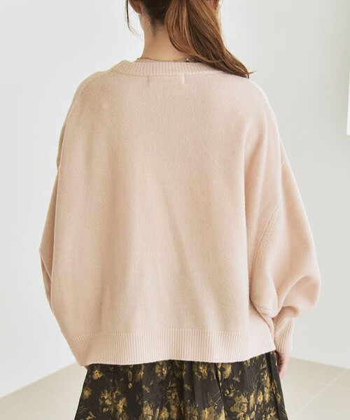 quaranciel:〈手洗い可能〉AQUA カシミヤ ミックス ドルマン ニット