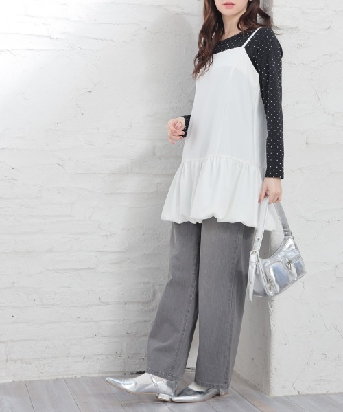 Honeys（ハニーズ）の「ストレートパンツ（股下６９ｃｍ）（デニムパンツ・レディース・ブルー系その他/グレー/ブルー系その他3/ライトグレー/ブルー系その他2・3L/L/LL/M/S/SS）」の19枚目の写真