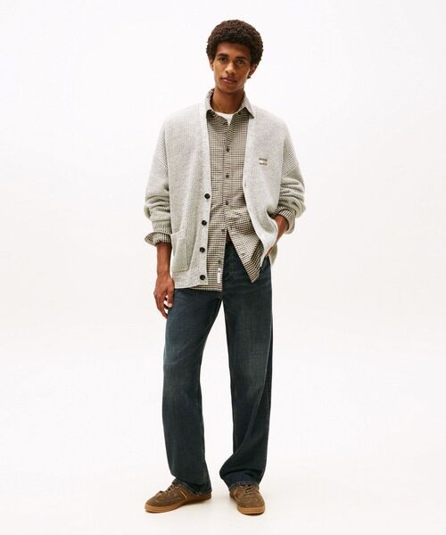 tommy jeans（トミー ジーンズ）の「リラックスバッジマルチツイストカーディガン（ニット/セーター・メンズ・ブラック/モスグリーン・SMALL/MEDIUM/LARGE/X-LARGE）」の8枚目の写真