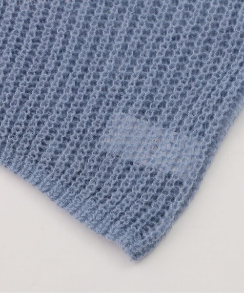 algy（アルジー）の「シアーニット（ニット/セーター・キッズ・サックスブルー/オフホワイト/チャコール・XX-SMALL/X-SMALL/MEDIUM/SMALL）」の13枚目の写真